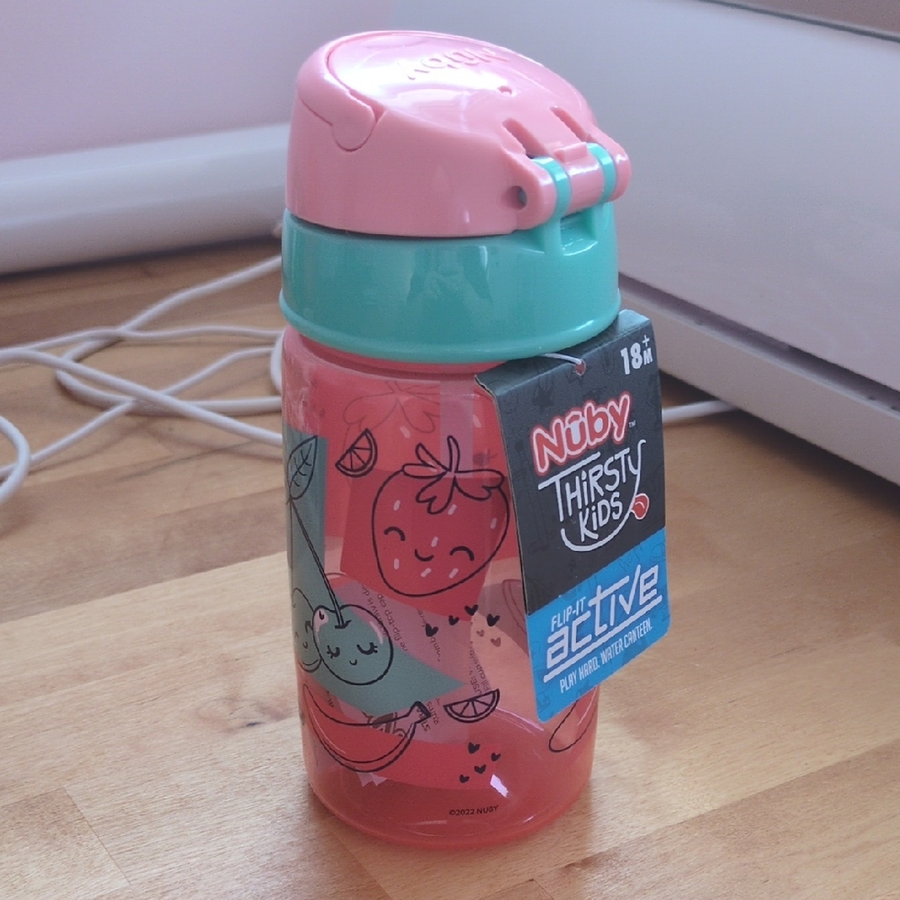 Thirsty Kids Flip-It Active Cup - Pink and Blue